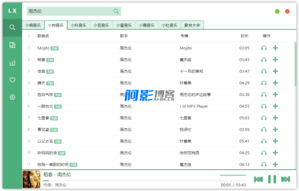洛雪音乐助手 v2.12.0 聚合大量音乐平台搜索接口，全网付费歌曲免费试听下载-OKK资源网